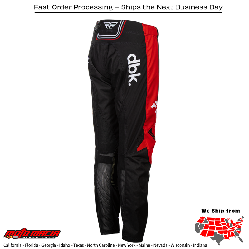 Youth Kinetic Dbk Pants Black/Red/White Sz - Image 3