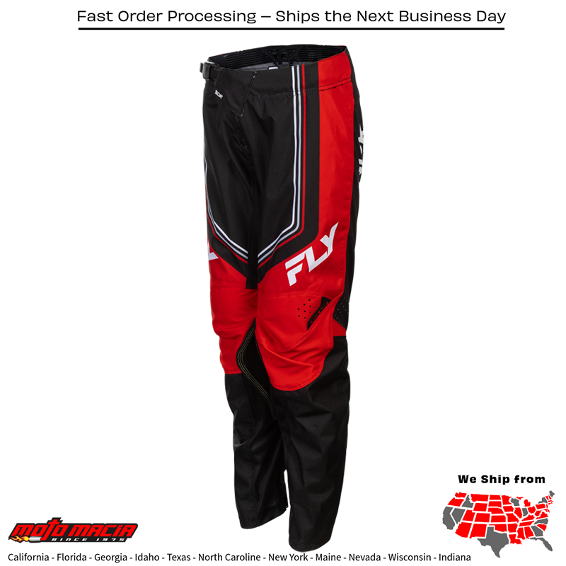 Youth Kinetic Dbk Pants Black/Red/White Sz - Image 4