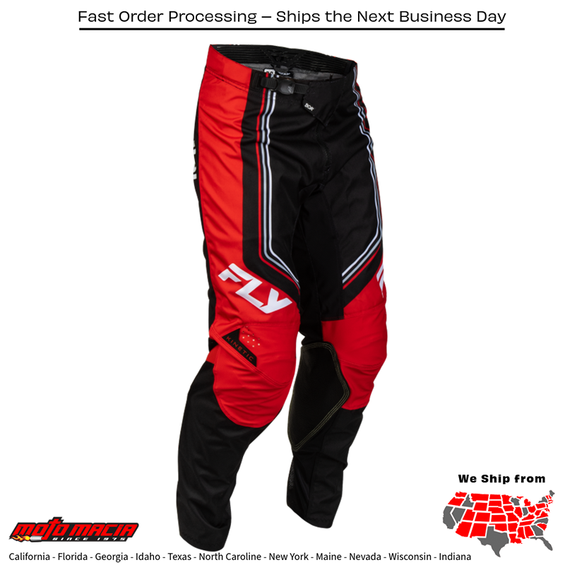 Youth Kinetic Dbk Pants Black/Red/White Sz - Image 5