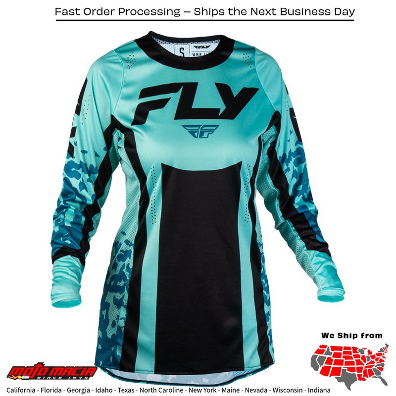 El título completo sería: Women's Lite Flake Jersey Aqua/Teal/Black