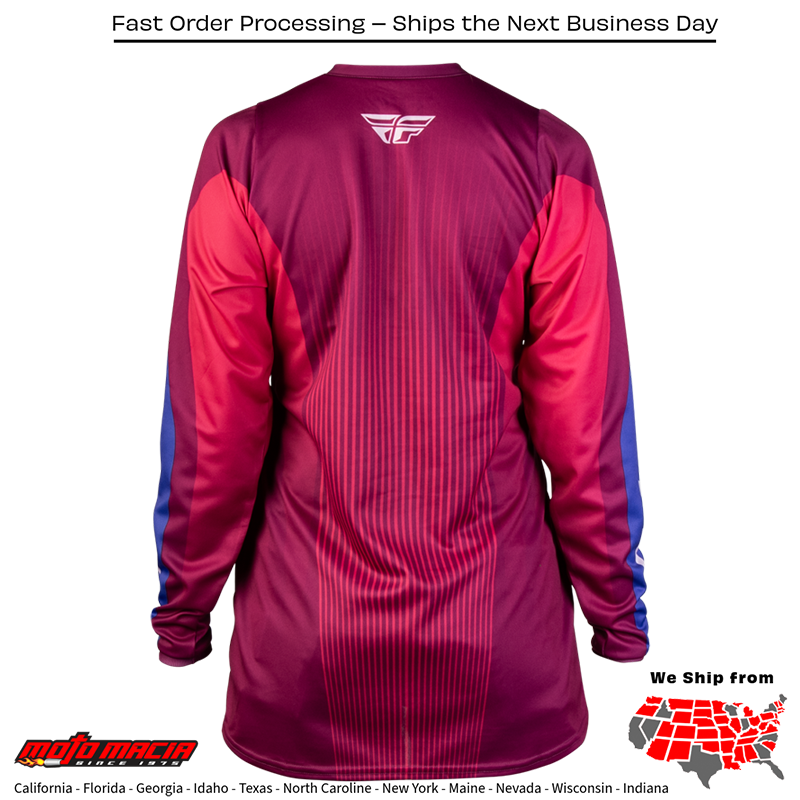 El título completo sería: Women's F-16 Lift Jersey Pink/Purple/White - Image 2