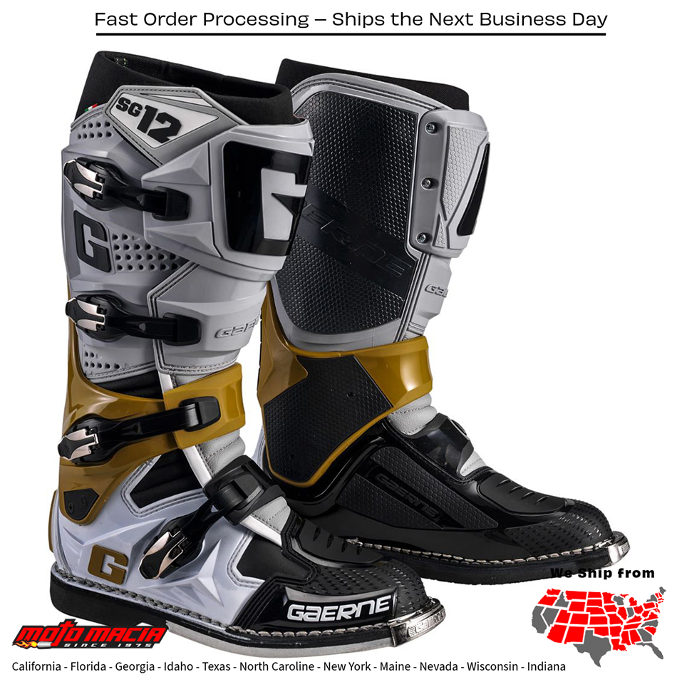 Gaerne Boot SG12 Boots Grey/Magnesium/White