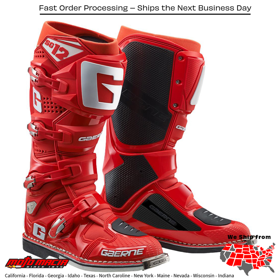 Gaerne Boot Sg-12 Boots Solid Red