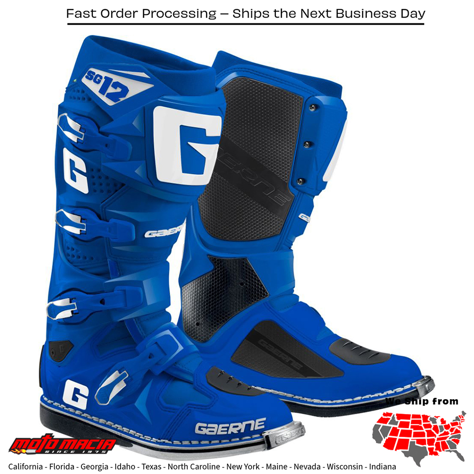 Gaerne Boot Sg-12 Boots Solid Blue
