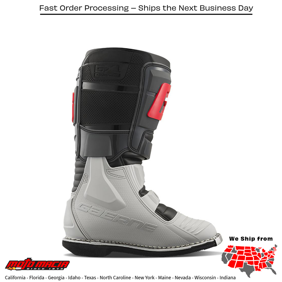 GX1 Boots Anthracite/Grey/Red - Image 3