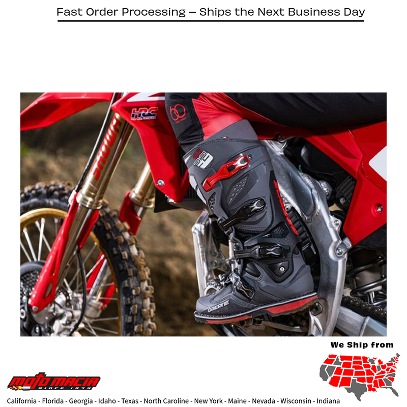 Gaerne Boot SG22 Boots Anthracite/Black/Red - Image 2