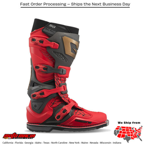 Gaerne Boot SG22 Magma MJK LE Boots Red/Black/Gold