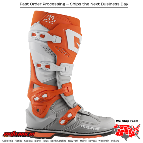 Gaerne Boot SG22 Boots Orange/White/Grey