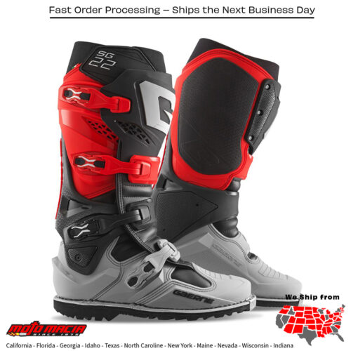 Gaerne Boot SG22 Gore-Tex Enduro Le Boots Red/Black/Grey