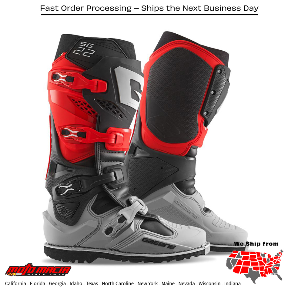 Gaerne Boot SG22 Gore-Tex Enduro Le Boots Red/Black/Grey