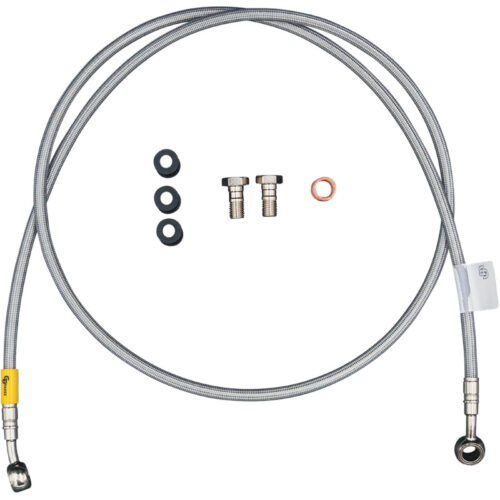 GBRAKES 2 LINE FRONT BRAKE LINE KIT Honda MSX125 Grom 2014-2015...