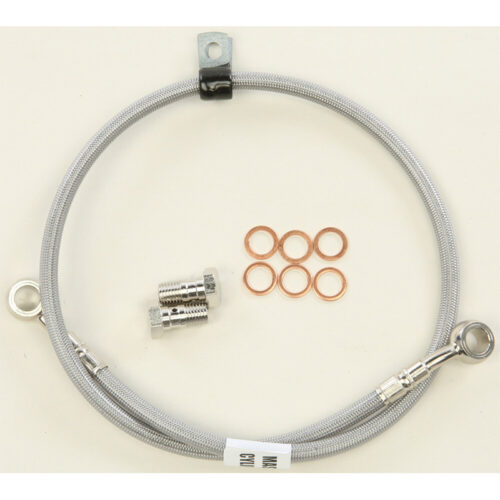 GBRAKES 2 LINE FRONT BRAKE LINE KIT Yamaha YZF-R3 2015-2020...