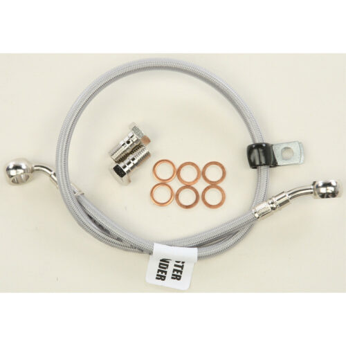 GBRAKES BRAKELINE STAINLESS STEEL CABLE REAR Kawasaki Ninja ZX-10R 2016-2018...
