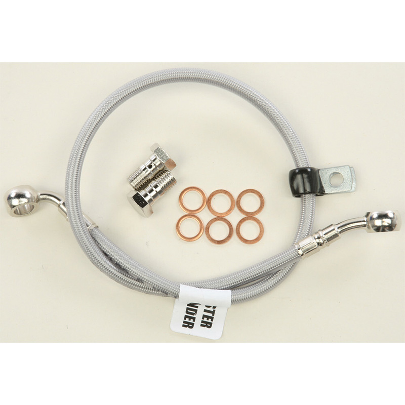 GBRAKES BRAKELINE STAINLESS STEEL CABLE REAR Kawasaki Ninja ZX-10R 2016-2018...