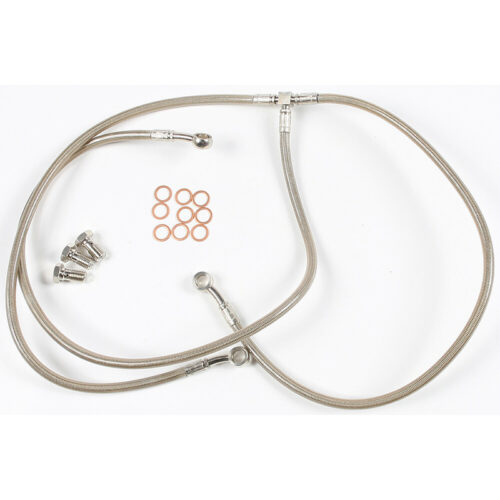 GBRAKES 3 LINE FRONT BRAKE LINE KIT Honda TRX250EX Sportrax 2001-2008...