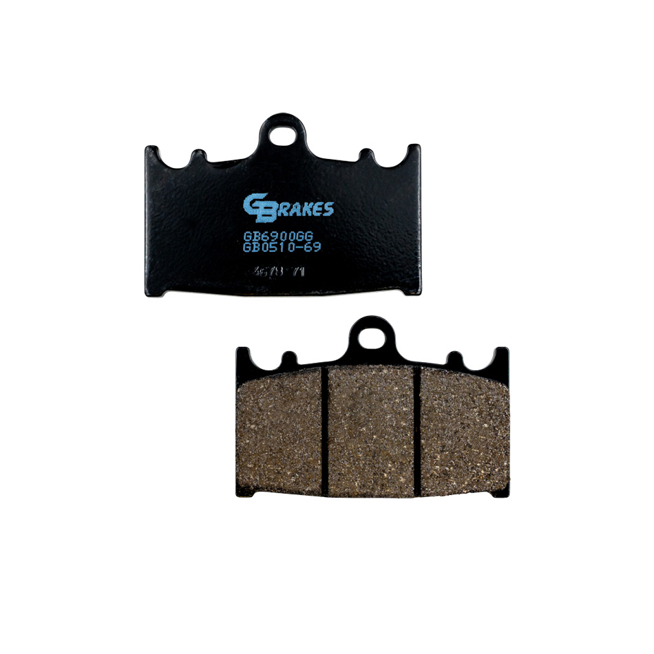 GBRAKES BRAKE PADS SEMI METALLIC Kawasaki KLZ1000 Versys 2015-2016 Suzuki G...