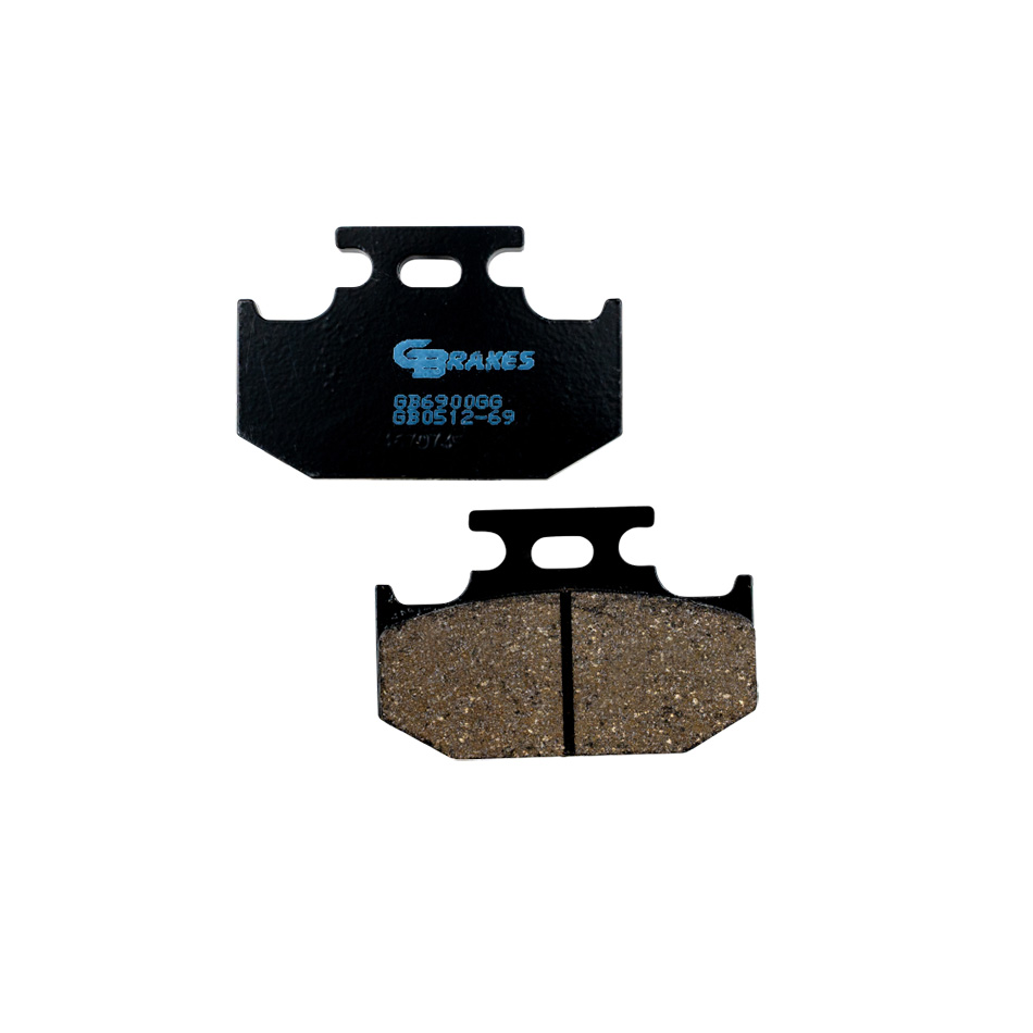 GBRAKES BRAKE PADS SEMI METALLIC Kawasaki KX250 1989-1993 KDX 200...