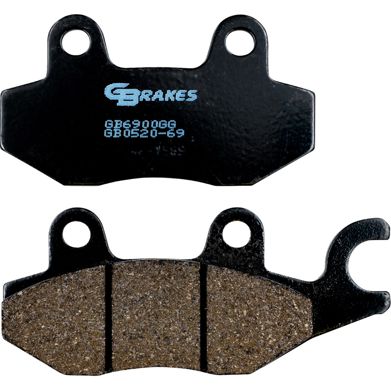 GBRAKES BRAKE PADS SEMI METALLIC Kawasaki EX300F Ninja 300 2013-2017 Honda... - Image 2