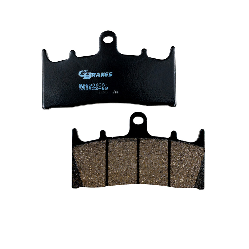 GBRAKES BRAKE PADS SEMI METALLIC Kawasaki ZX600 Ninja ZX-6R 1998-2002...