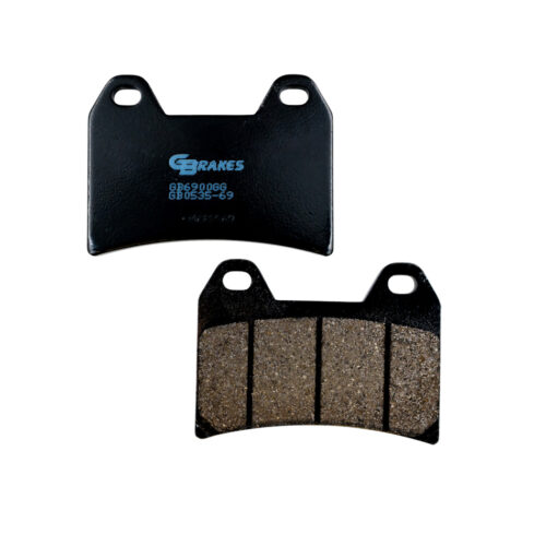 GBRAKES BRAKE PADS SEMI METALLIC BMW F800R 2009-2013 Ducati Monster 1100 Ev...