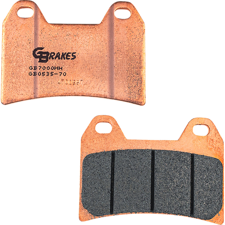 GBRAKES BRAKE PADS SINTERED BMW F800R 2009-2013 Ducati Monster 1100 Evo 201... - Image 2