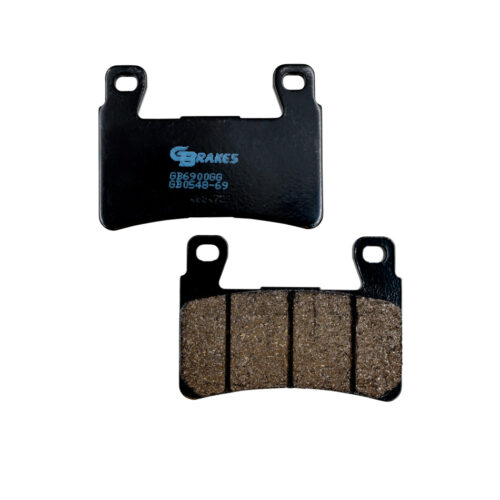 GBRAKES BRAKE PADS SEMI METALLIC Harley Davidson FLSS Softail Slim S 2016-2...