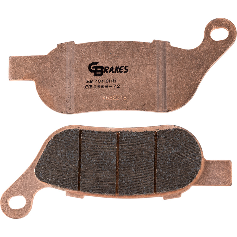 GBRAKES BRAKE PADS HH SINTERED REAR Harley Davidson FLD Dyna Switchback 201... - Image 2