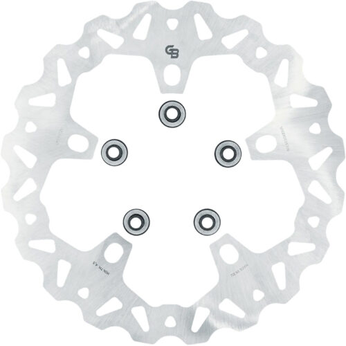 GBRAKES ROTOR 11.8" SOLID WAVE FR STAINLESS Harley Davidson FLHTCUL Electra...