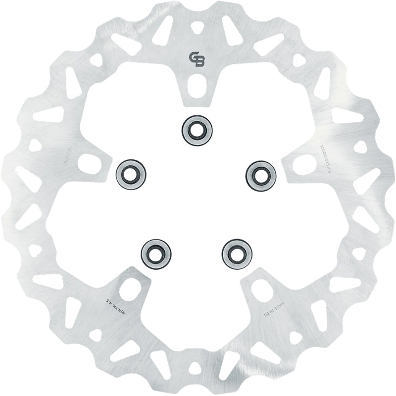 GBRAKES ROTOR 11.8" SOLID WAVE FR STAINLESS Harley Davidson FLHTCUL Electra...