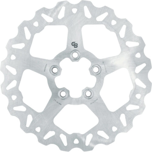 GBRAKES ROTOR 11.5" SOLID WAVE RR STAINLESS 2.22" INNER BORE Harley Davidson...