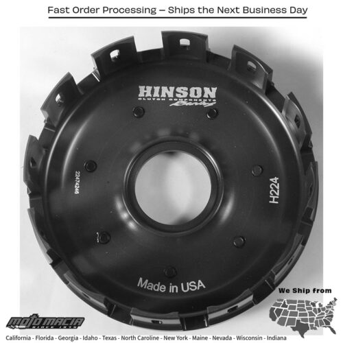 HINSON Clutch Basket (campana de embrague) HINSON Honda TRX450ER Electric Start TRX450R 2004-2013 H224 Honda TRX450ER Electric Start TRX450R 2004-2013. MPN: H224. SKU: 151-0013.