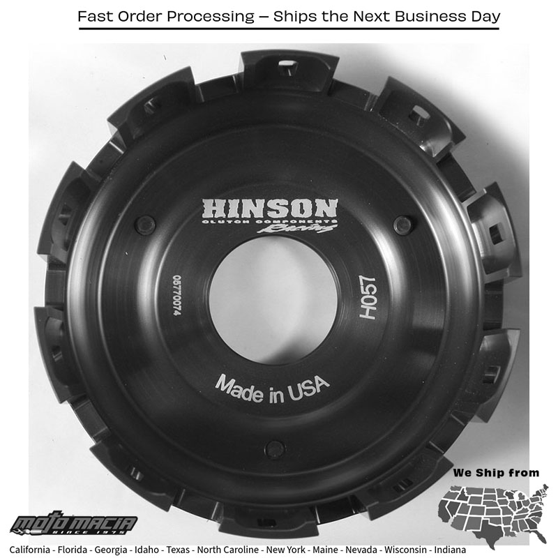 HINSON Clutch Basket (campana de embrague) HINSON Honda TRX400X TRX400EX Sportrax 2005-2013 H057 Honda TRX400X TRX400EX Sportrax 2005-2013. MPN: H057. SKU: 151-0014.