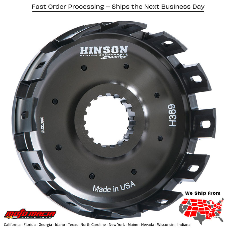 HINSON Clutch Basket (campana de embrague) HINSON Honda CRF450R CR250R 1992-2007 H389 Honda CRF450R CR250R 1992-2007. MPN: H389. SKU: 151-0017.