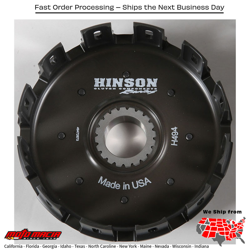 HINSON Clutch Basket (campana de embrague) HINSON Honda CRF250R 2010-2017 H494 Honda CRF250R 2010-2017. MPN: H494. SKU: 151-0018.