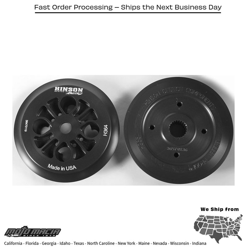 HINSON "BILLET WORKS STYLE PRES/HUB '09-12 CRF450R 4 SPRING STYLE" Honda CRF450R 2009-2012 Honda CRF450R 2009-2012. MPN: H323. SKU: 151-0107.