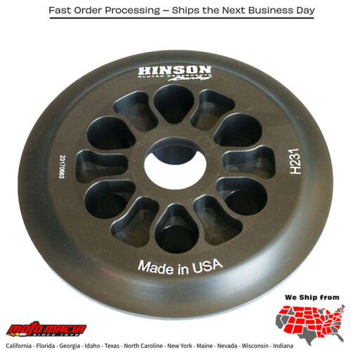 HINSON "BILLET PRESSURE PLATE" Kawasaki KX250F KX250X 2021-2022 Kawasaki KX250F KX250X 2021-2022. MPN: H557-PP-2101. SKU: 151-11021.