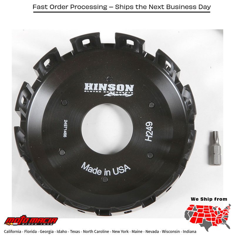 HINSON Clutch Basket (campana de embrague) HINSON KTM Husqvarna 85 SXS TC 85 (17/14) 85 SX (17/14) 85 SX ( KTM Husqvarna 85 SXS TC 85 (17/14) 85 SX (17/14) 85 SX (19/16) 85 XC 105 SX 105 XC 2003-2018. MPN: H249. SKU: 151-2005.