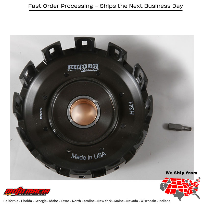 HINSON Clutch Basket (campana de embrague) HINSON Yamaha YZ250F 2009-2013 H341 Yamaha YZ250F 2009-2013. MPN: H341. SKU: 151-4006.