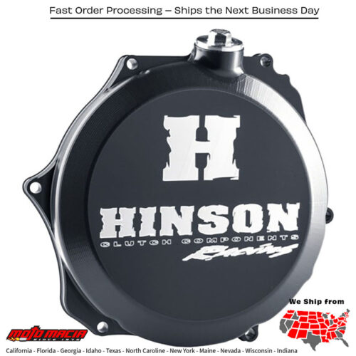 HINSON Clutch Cover (cubierta de embrague) HINSON KTM Husqvarna Gas-Gas 500 EXC-F 450 SX-F 450 XC-F FS450 KTM Husqvarna Gas-Gas 500 EXC-F 450 SX-F 450 XC-F FS450 450 EXC-F FX 450 FC 450 FE 450 FE 501 FE 450S FC 450 Rockstar Edition 450 SX-F Factory Edition FE 501S MC 450F EX 450F 450 SMR 4-Stroke 2015-2023. MPN: C654. SKU: 151-5554.