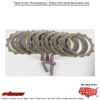 HINSON Clutch Fiber Spring Kit Steel (juego de discos de embrague) HINSON Suzuki RMX450Z RM-Z450 Lt-R450 Q Suzuki RMX450Z RM-Z450 Lt-R450 Quadracer 2005-2022. MPN: FSC230-8-001. SKU: 151-6007.