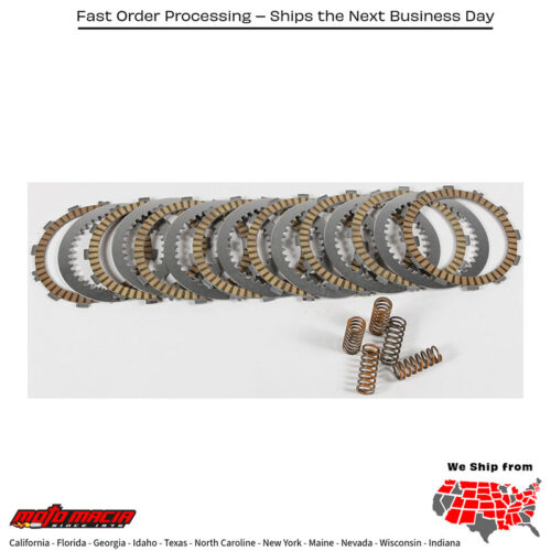 HINSON Clutch Fiber Spring Kit Steel (juego de discos de embrague) HINSON Kawasaki KX450F KLX450R KFX 450R Kawasaki KX450F KLX450R KFX 450R 2006-2018. MPN: FSC263-8-001. SKU: 151-6008.