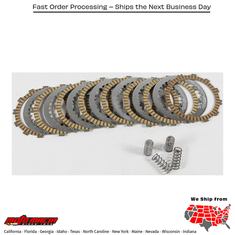 HINSON Clutch Fiber Spring Kit Steel (juego de discos de embrague) HINSON Honda CRF450R 2009-2012 FSC389-8 Honda CRF450R 2009-2012. MPN: FSC389-8-001. SKU: 151-6009.