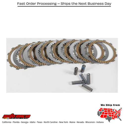 HINSON "Clutch Fiber Kit Steel Kit" (juego de discos de embrague) HINSON Yamaha YFZ350 Banshee 1987-2006 Yamaha YFZ350 Banshee 1987-2006. MPN: FSC016-8-001. SKU: 151-6023.