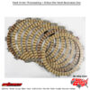HINSON "Plates Kit-Fiber 8 Plates" H (juego de discos de embrague) HINSON Honda Kawasaki Suzuki CR250R KX4 Honda Kawasaki Suzuki CR250R KX450F KLX450R KLX400R DR-Z400S DR-Z400E DR-Z400 CRF450R CRF450RX CRF450R W.E. CR500R CRF450X DR-Z400SM DR-Z400E Non CA Model DR-Z400E CA Model 1986-2022. MPN: FP154-8-001. SKU: 151-6103.