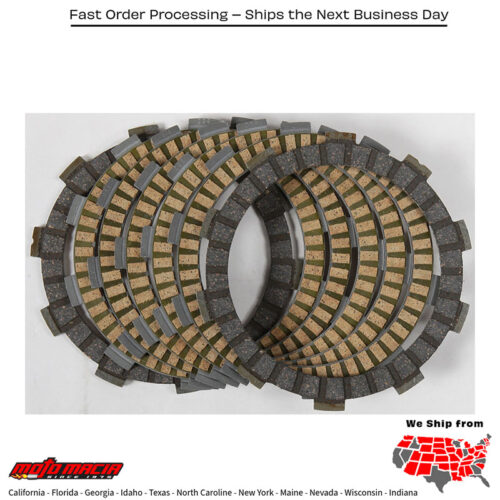 HINSON "Plates Kit-Fiber 7 Plates" Y (juego de discos de embrague) HINSON Yamaha YZ85 2002-2022 FP159-7-00 Yamaha YZ85 2002-2022. MPN: FP159-7-001. SKU: 151-6115.