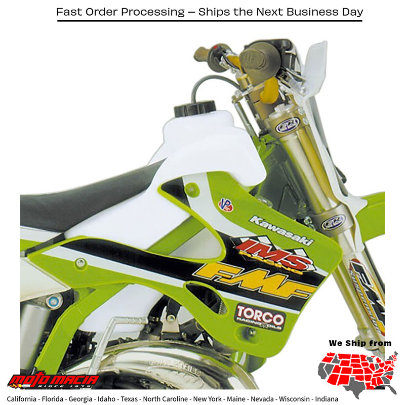Fuel Tank Natural 3.2 Gal Kawasaki Kx250 Kx125 1999-2002