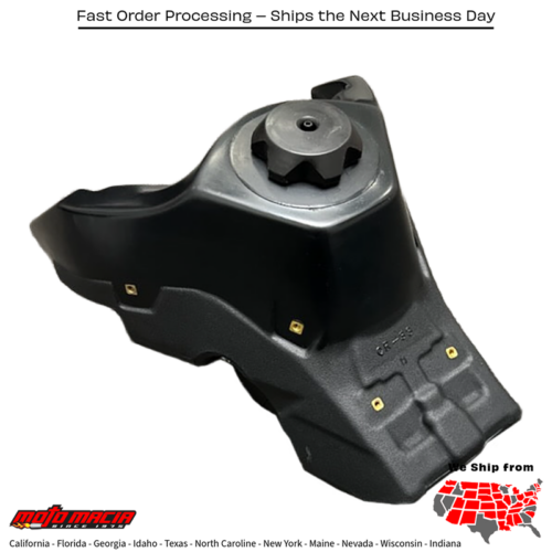 Fuel Tank 2.6 Gal Black Honda Crf450r With Emissions 2021-2025