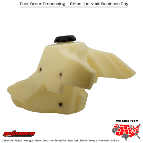 Fuel Tank Natural 2.6 Gal Honda Crf450rx 2021-2025 Crf250rx 2025-
