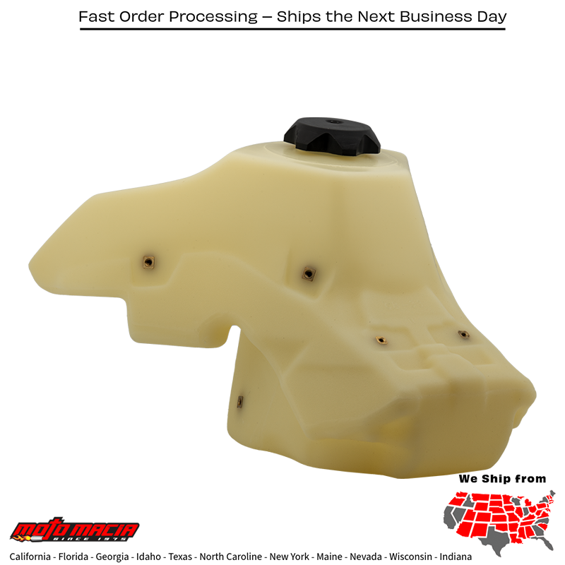 Fuel Tank Natural 2.6 Gal Honda Crf450rx 2021-2025 Crf250rx 2025- - Image 2