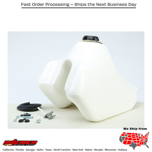 Fuel Tank White 4.9 Gal Suzuki Dr650se 1996-2022 Dr650s 2015-2024 Su